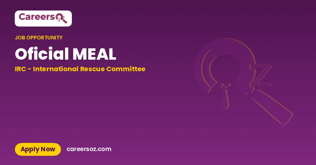 Oficial MEAL – IRC - International Rescue Committee