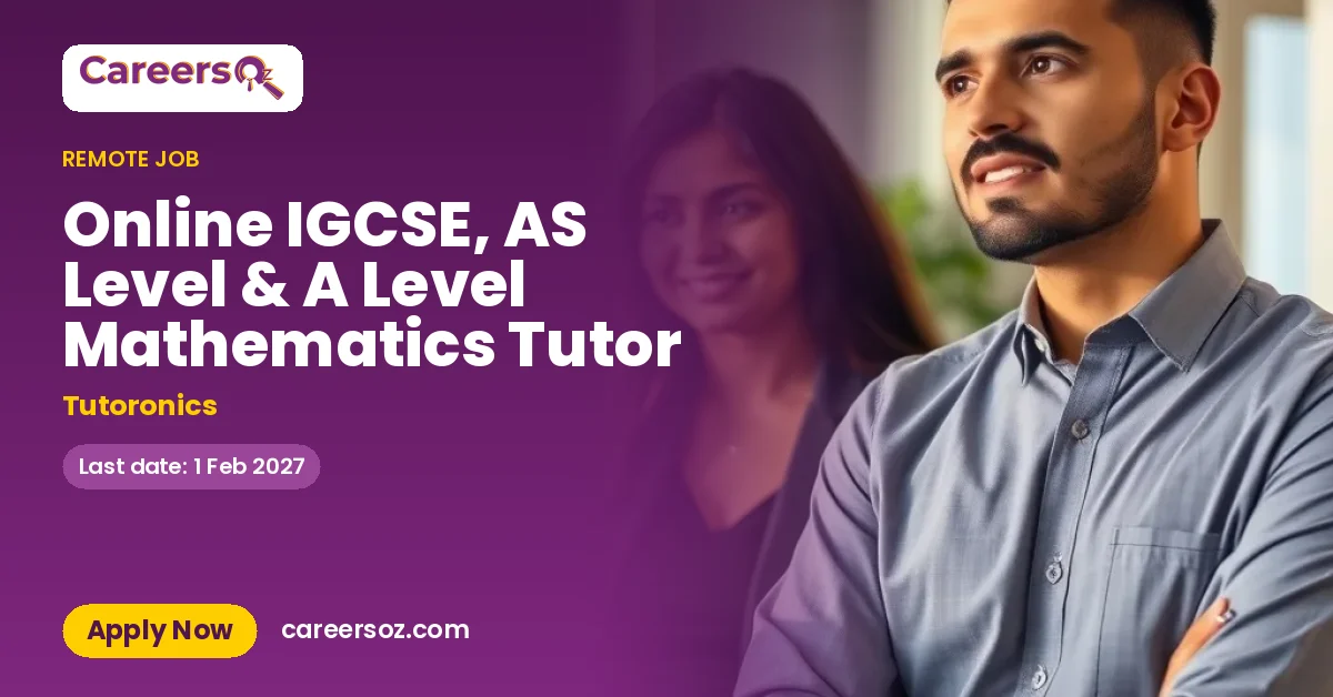 Online IGCSE, AS Level & A Level Mathematics Tutor – Tutoronics