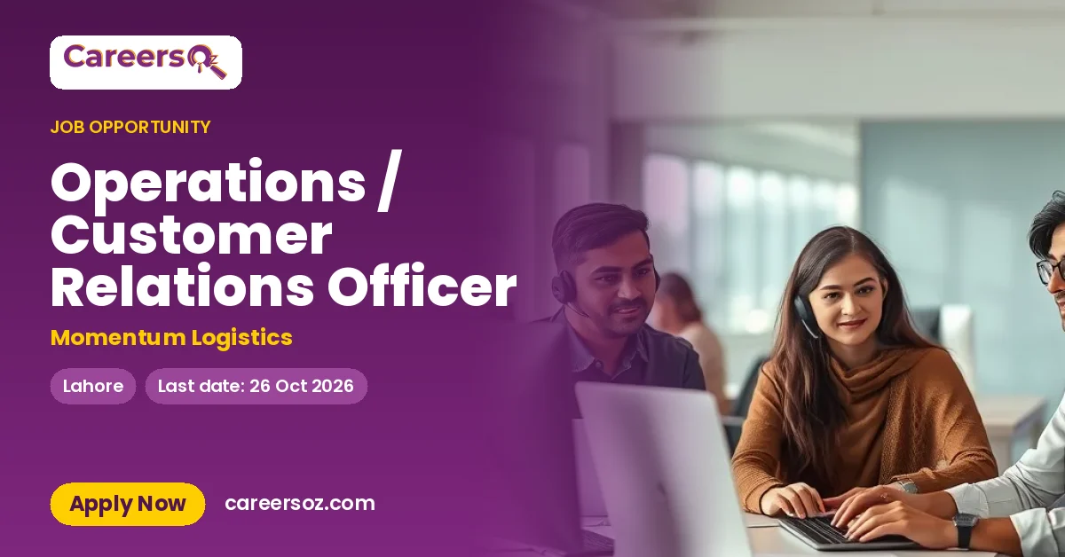 Operations / Customer Relations Officer – Momentum Logistics