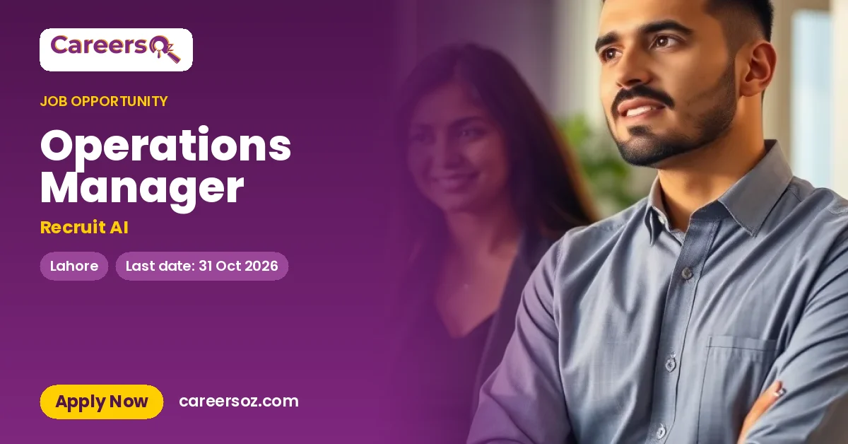 Operations Manager – Recruit AI