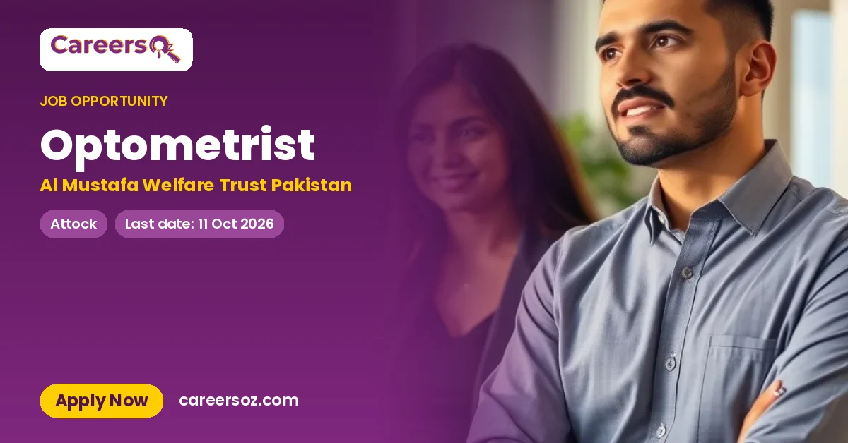 Optometrist – Al Mustafa Welfare Trust Pakistan