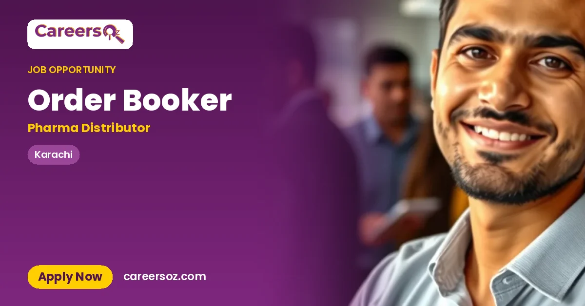 Order Booker – Pharma Distributor
