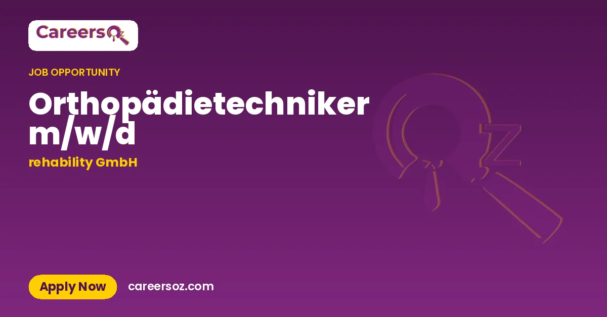 Orthopädietechniker m/w/d – rehability GmbH
