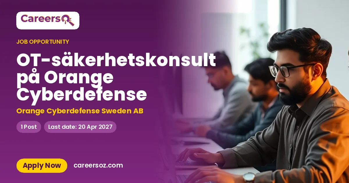 OT-säkerhetskonsult på Orange Cyberdefense – Orange Cyberdefense Sweden AB