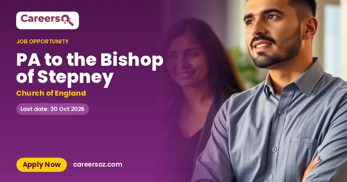 PA to the Bishop of Stepney – Church of England
