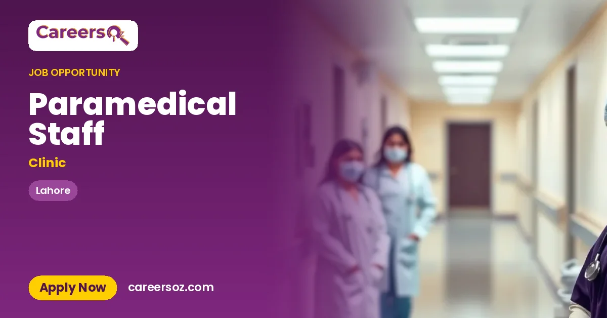 Paramedical Staff – Clinic