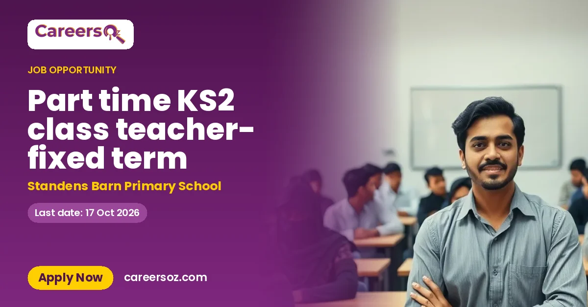 Part time KS2 class teacher- fixed term – Standens Barn Primary School