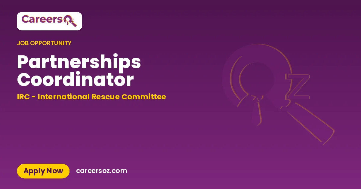 Partnerships Coordinator – IRC - International Rescue Committee