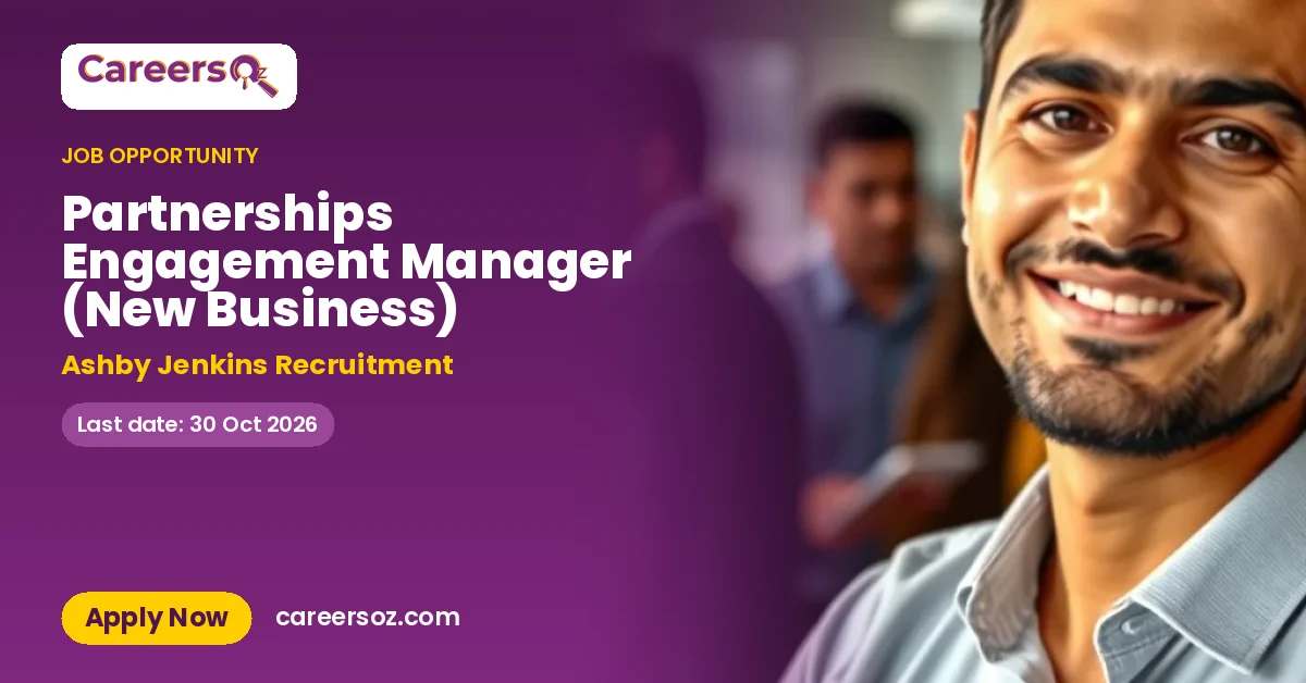 Partnerships Engagement Manager (New Business) – Ashby Jenkins Recruitment