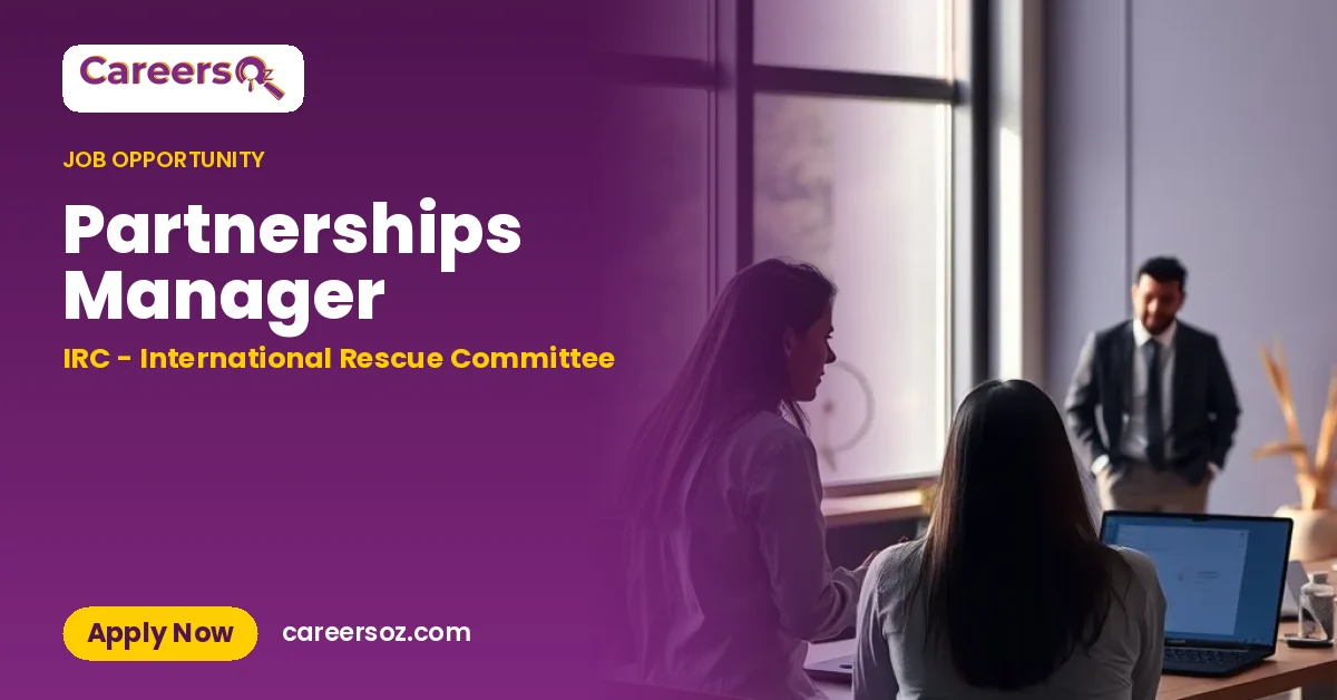 Partnerships Manager – IRC - International Rescue Committee