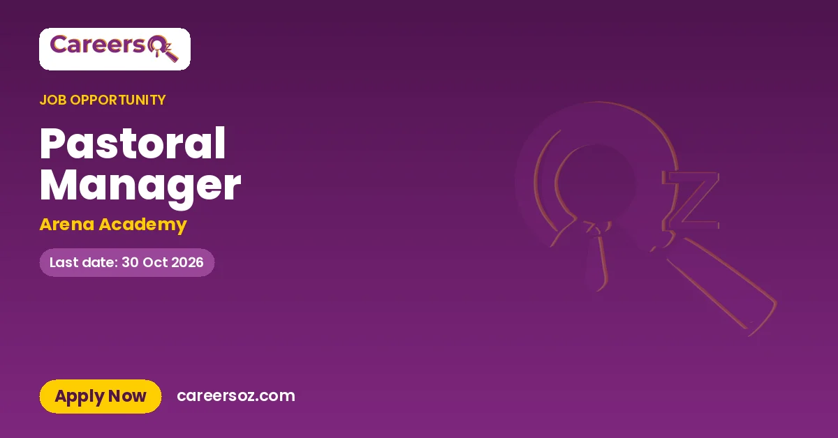 Pastoral Manager – Arena Academy