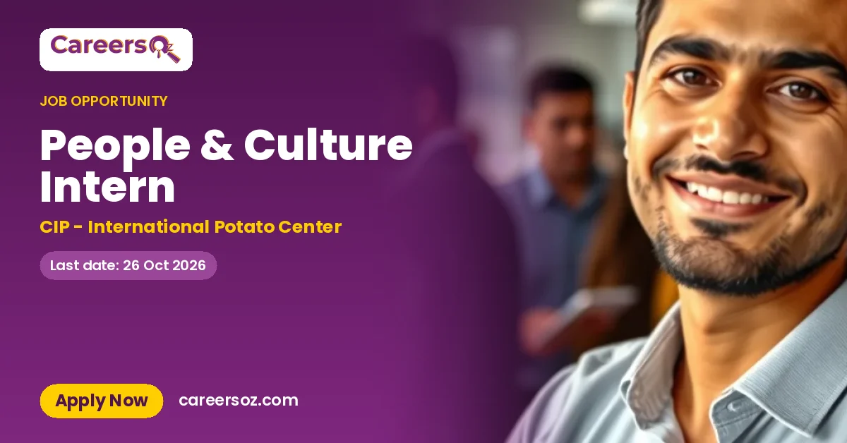 People & Culture Intern – CIP - International Potato Center