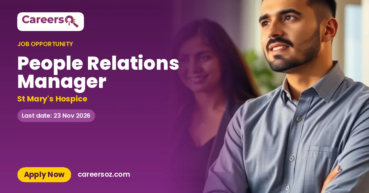 People Relations Manager – St Mary's Hospice
