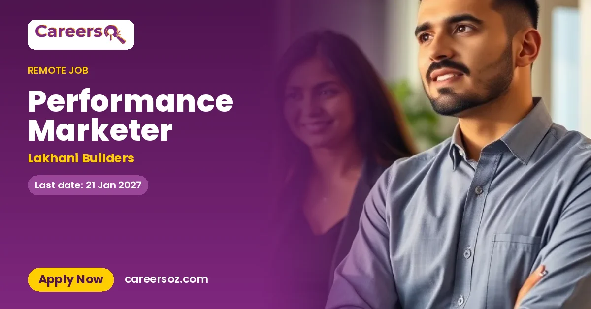 Performance Marketer – Lakhani Builders