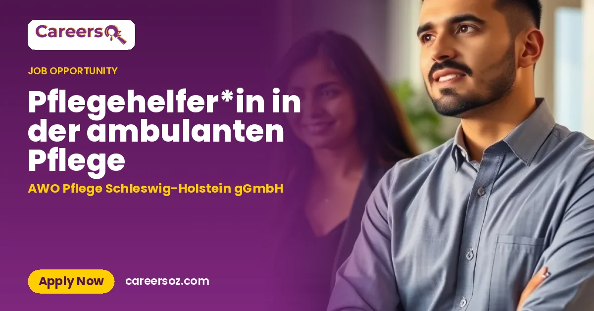 Pflegehelfer*in in der ambulanten Pflege – AWO Pflege Schleswig-Holstein gGmbH