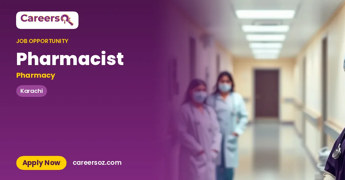 Pharmacist – Pharmacy