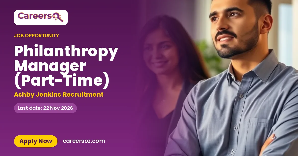 Philanthropy Manager (Part-Time) – Ashby Jenkins Recruitment