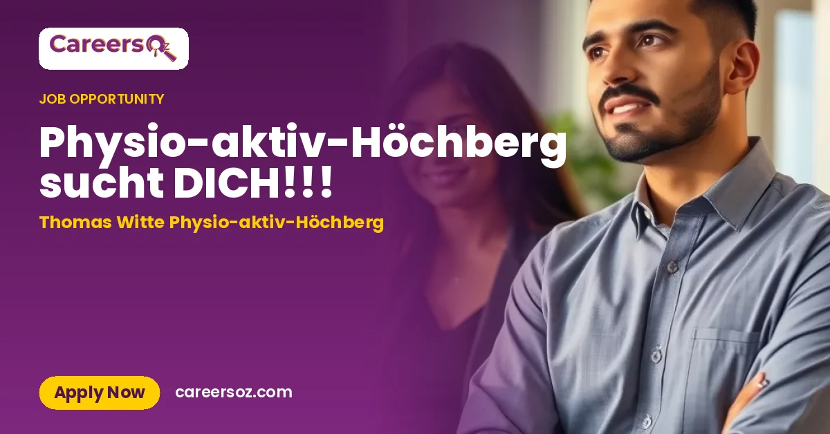 Physio-aktiv-Höchberg sucht DICH!!! – Thomas Witte Physio-aktiv-Höchberg