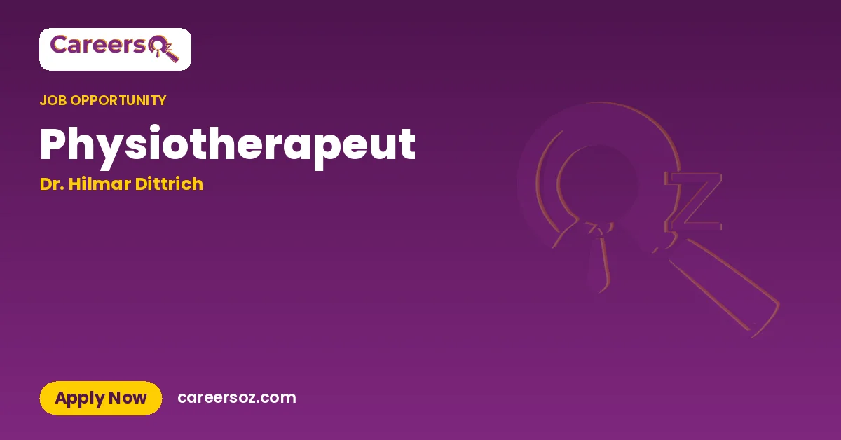 Physiotherapeut – Dr. Hilmar Dittrich