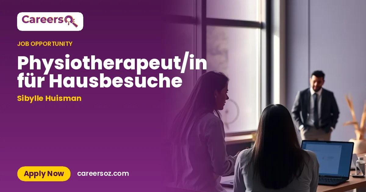 Physiotherapeut/in für Hausbesuche – Sibylle Huisman
