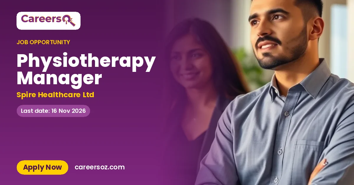 Physiotherapy Manager – Spire Healthcare Ltd