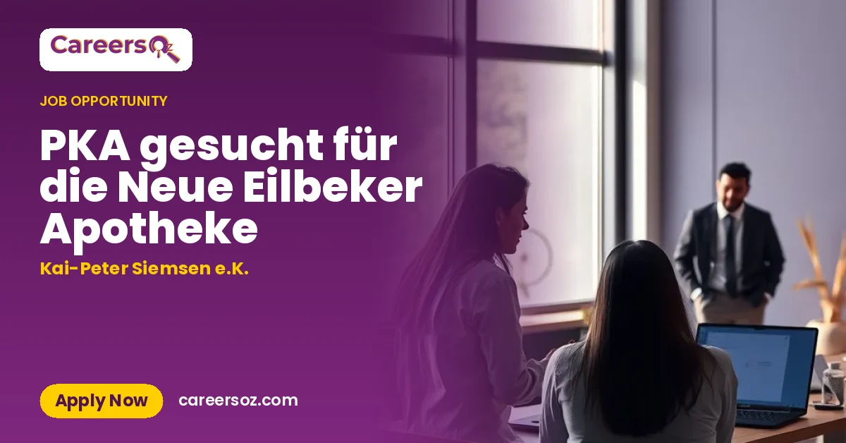 PKA gesucht für die Neue Eilbeker Apotheke – Kai-Peter Siemsen e.K.