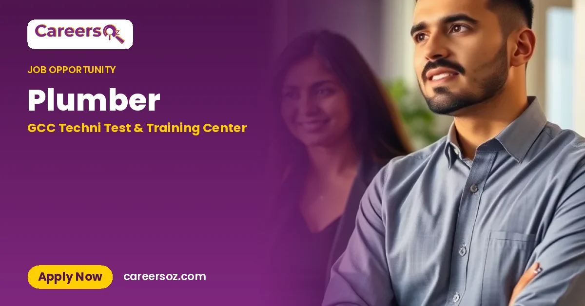 Plumber – GCC Techni Test & Training Center