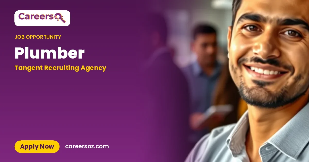 Plumber – Tangent Recruiting Agency