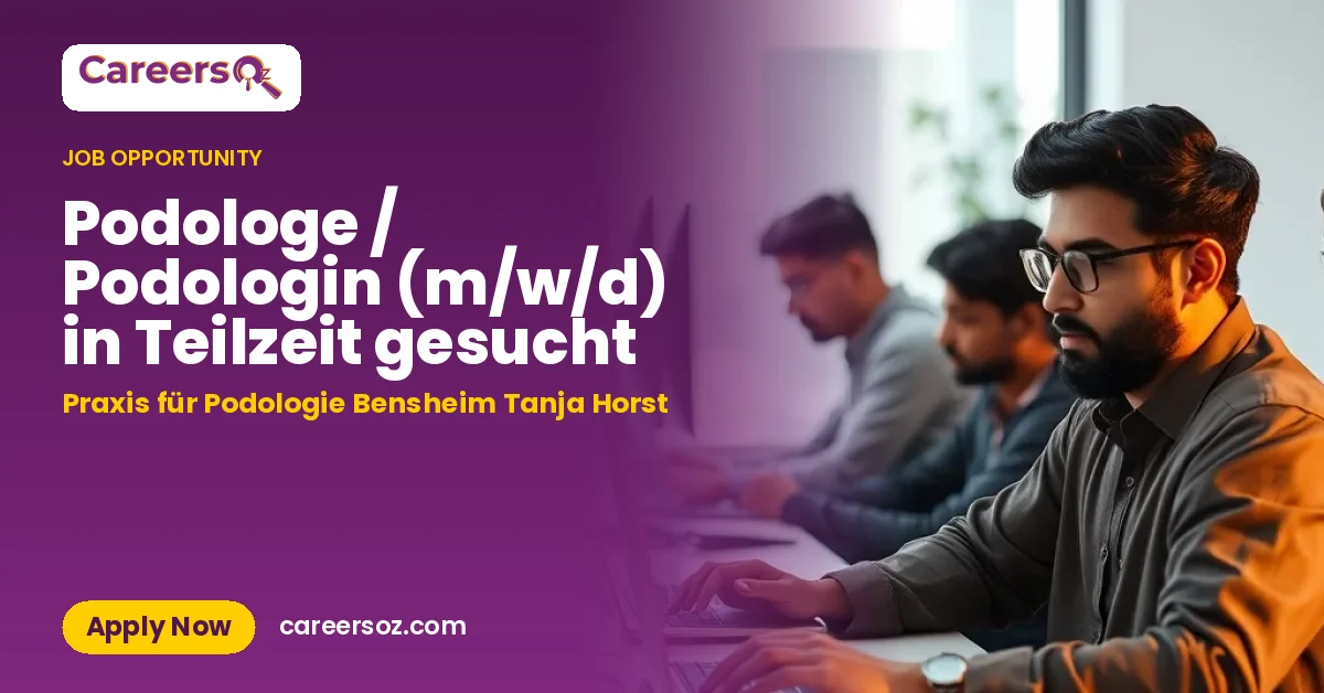 Podologe / Podologin (m/w/d) in Teilzeit gesucht – Praxis für Podologie Bensheim Tanja Horst