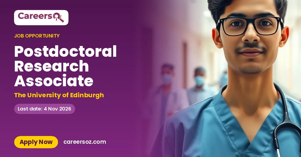 Postdoctoral Research Associate – The University of Edinburgh