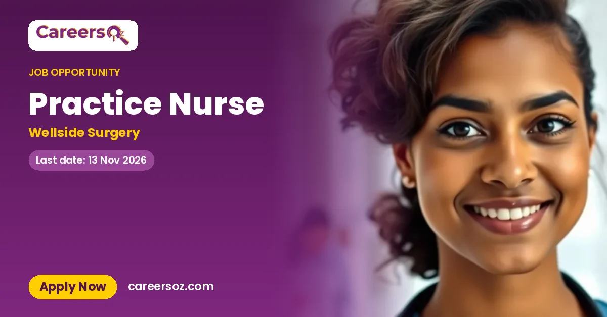 Practice Nurse – Wellside Surgery