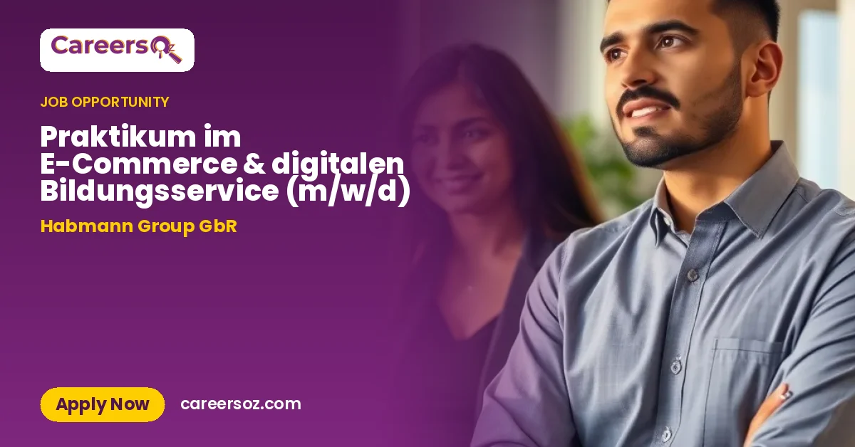 Praktikum im E-Commerce & digitalen Bildungsservice (m/w/d) – Habmann Group GbR