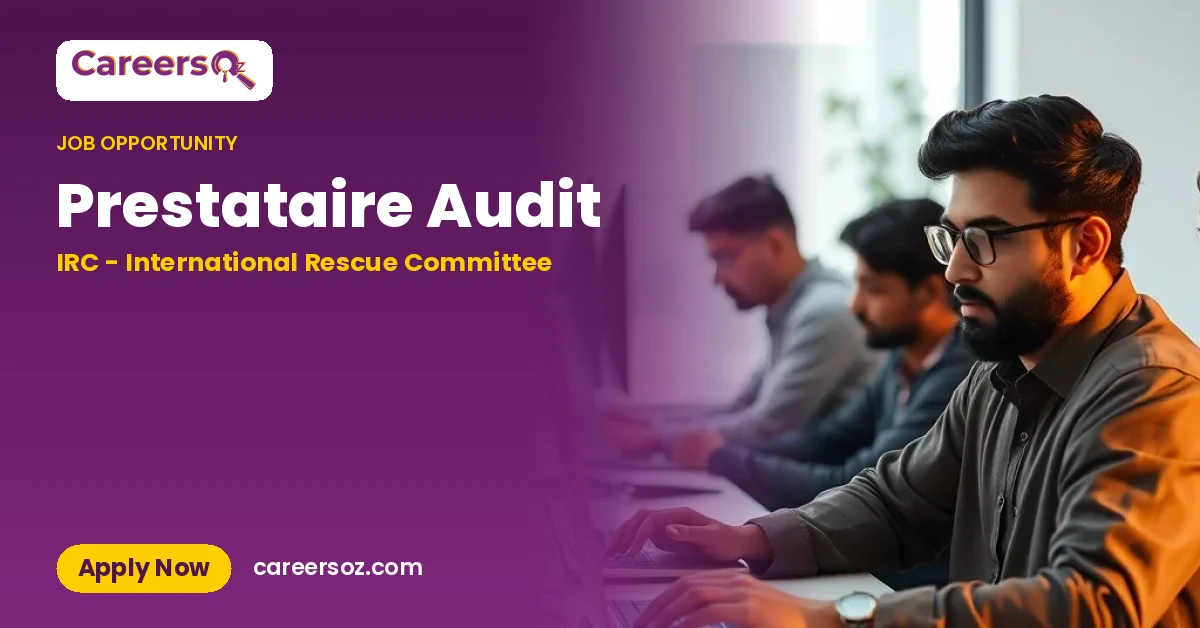 Prestataire Audit – IRC - International Rescue Committee