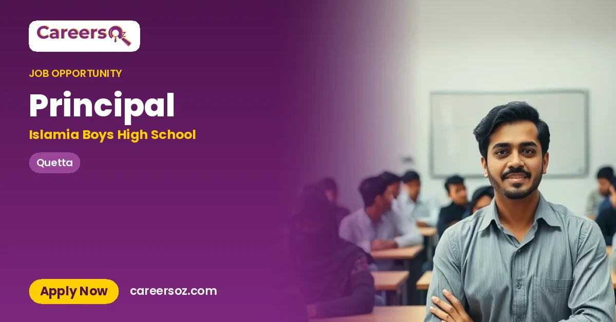Principal – Islamia Boys High School