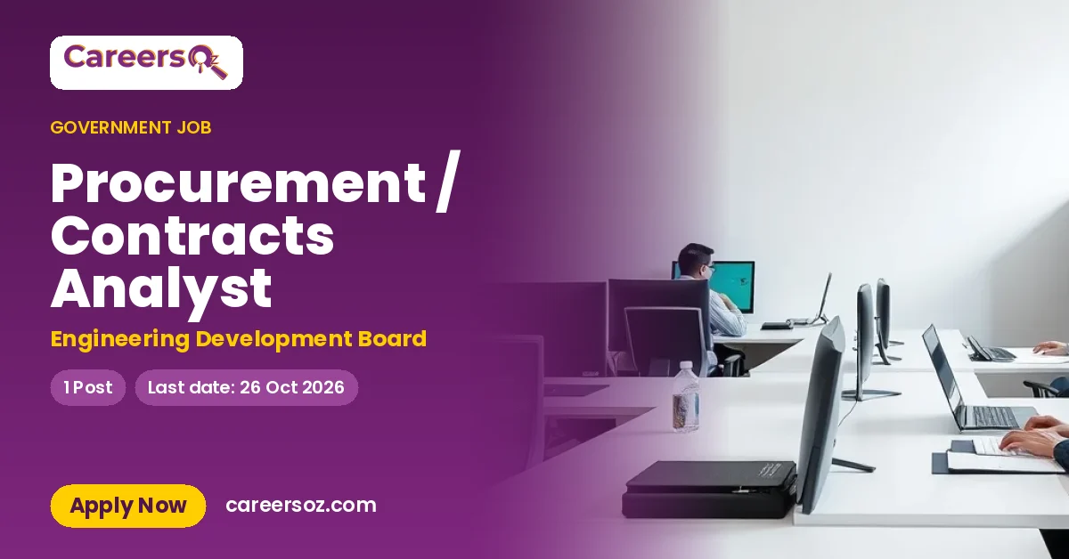 Procurement / Contracts Analyst – Engineering Development Board