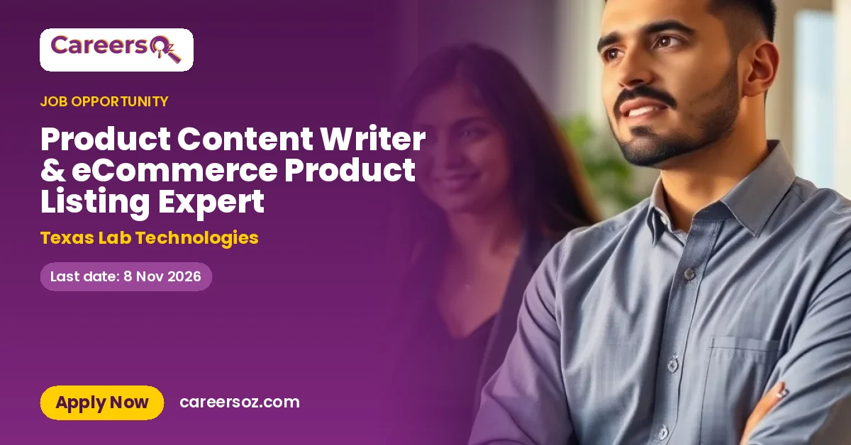 Product Content Writer & eCommerce Product Listing Expert – Texas Lab Technologies