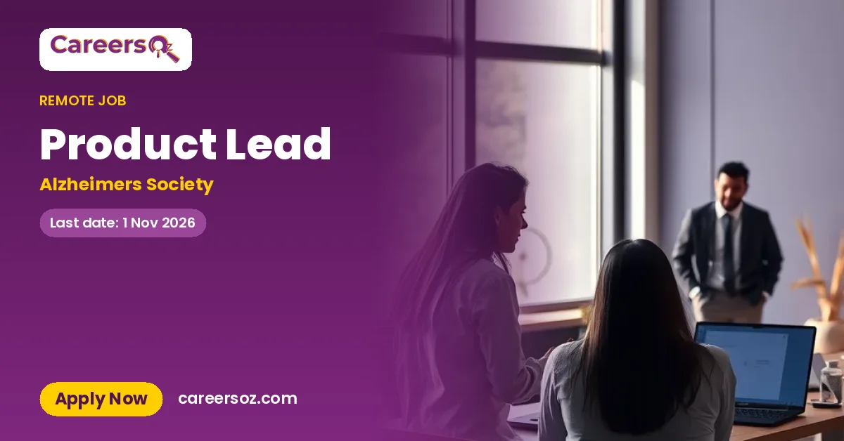 Product Lead – Alzheimers Society