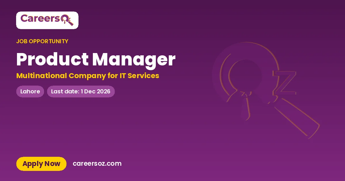 Product Manager – Multinational Company for IT Services