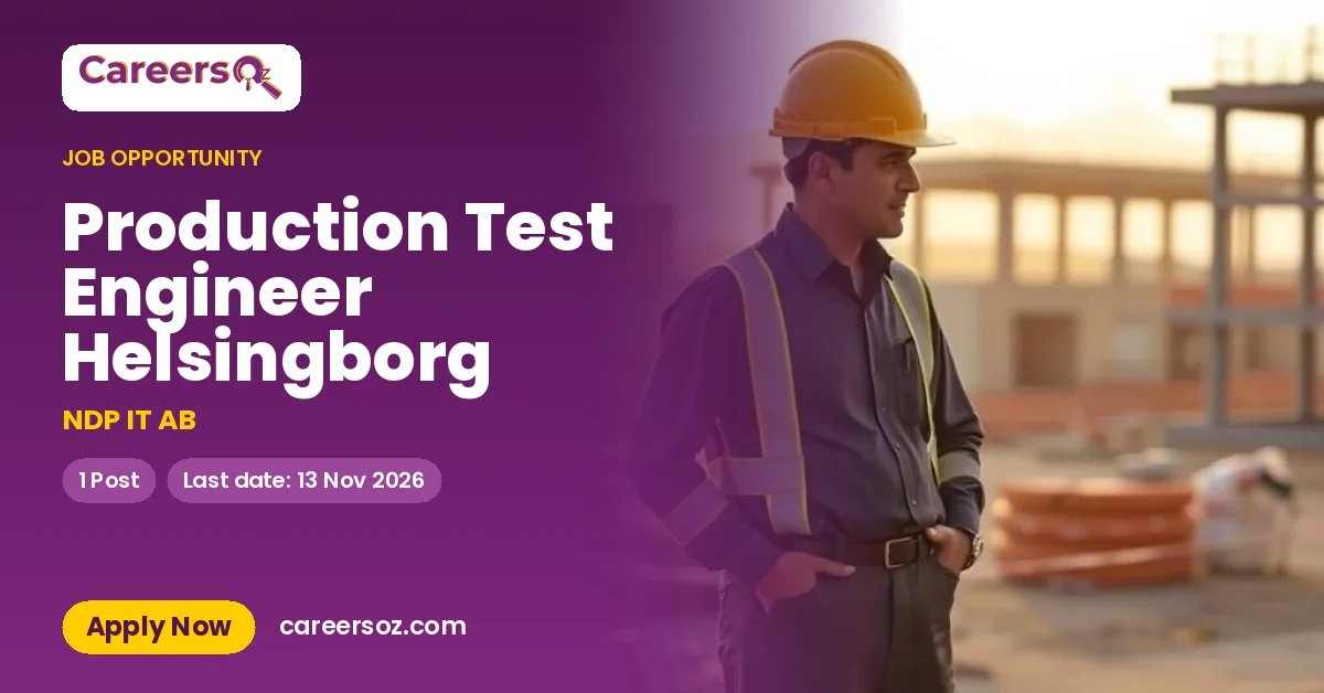 Production Test Engineer Helsingborg – NDP IT AB