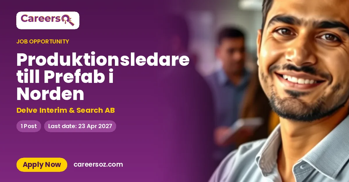 Produktionsledare till Prefab i Norden – Delve Interim & Search AB