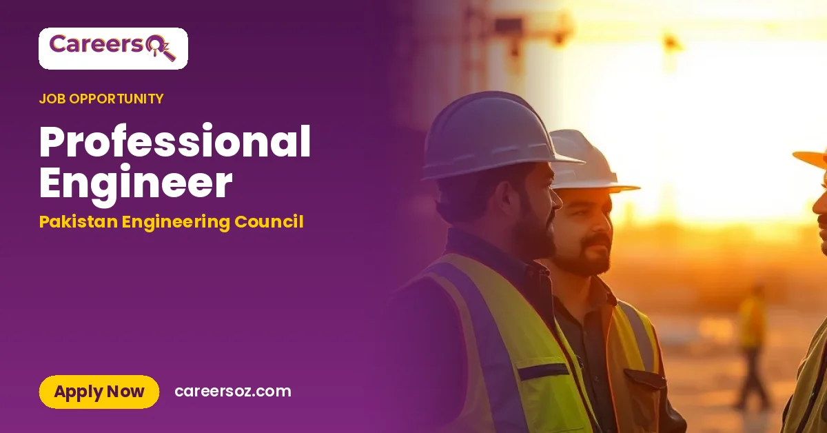 Professional Engineer – Pakistan Engineering Council