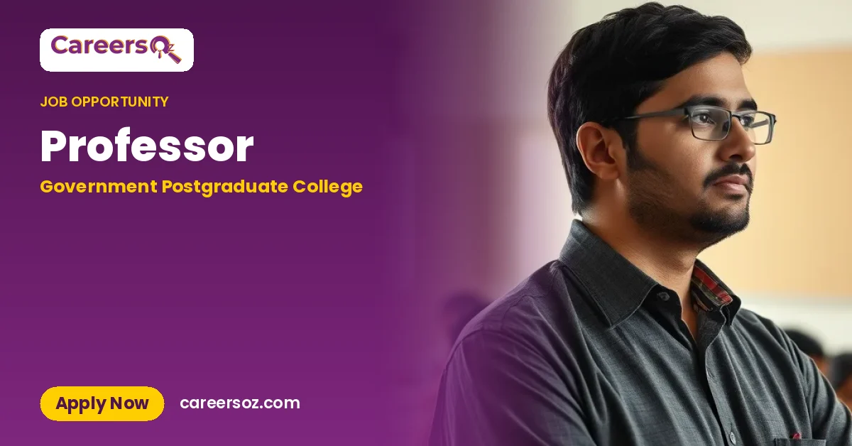Professor – Government Postgraduate College