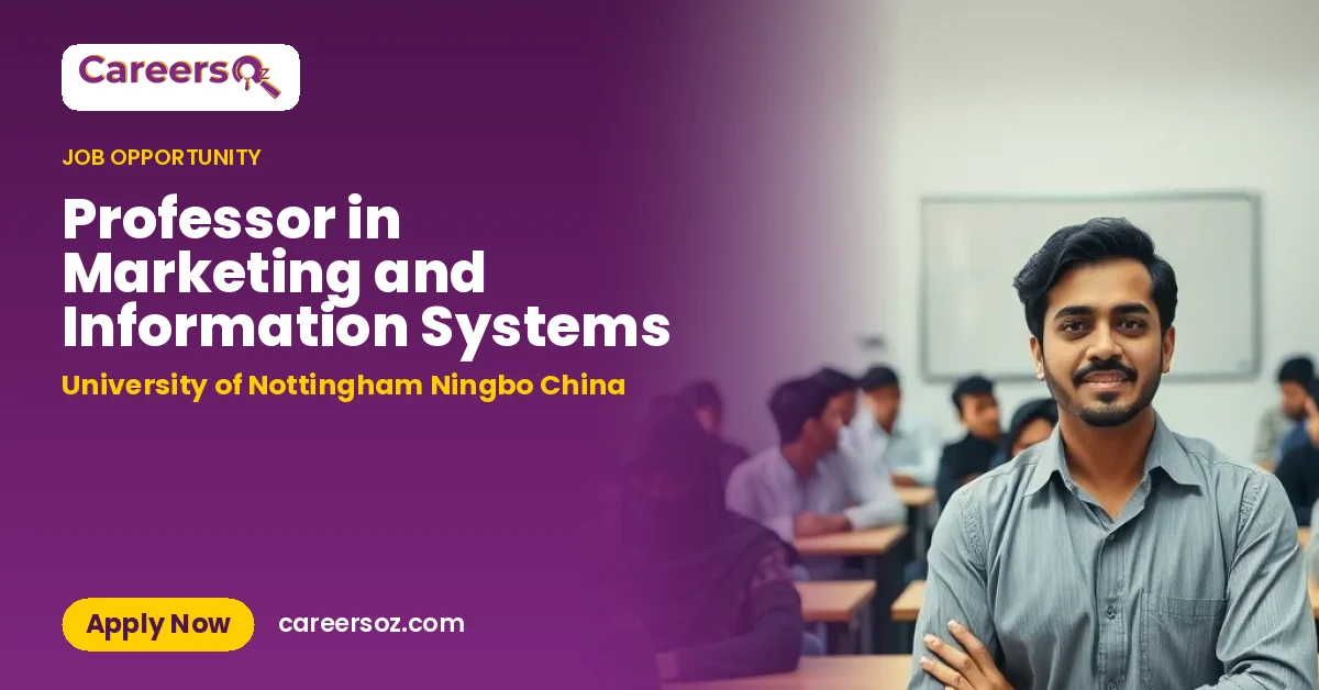 Professor in Marketing and Information Systems – University of Nottingham Ningbo China
