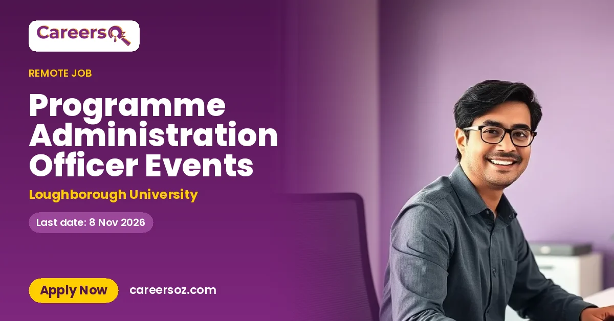 Programme Administration Officer Events – Loughborough University