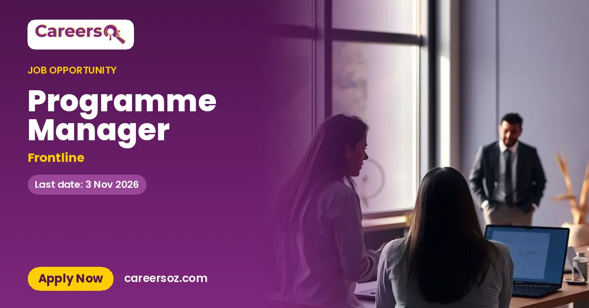 Programme Manager – Frontline