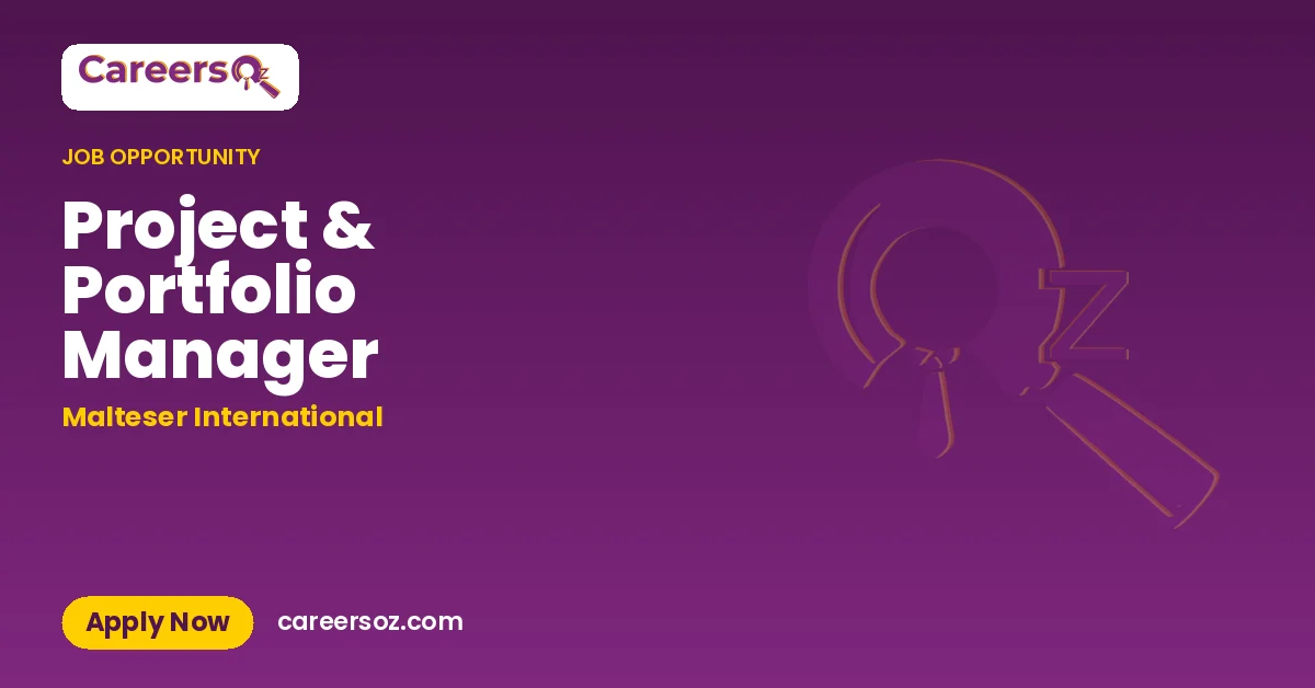 Project & Portfolio Manager – Malteser International