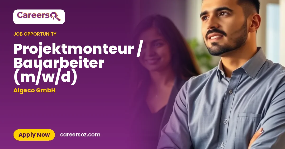 Projektmonteur / Bauarbeiter (m/w/d) – Algeco GmbH