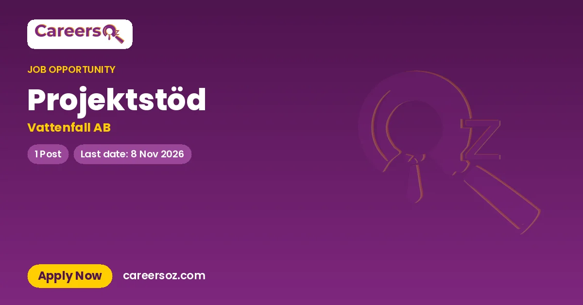 Projektstöd – Vattenfall AB