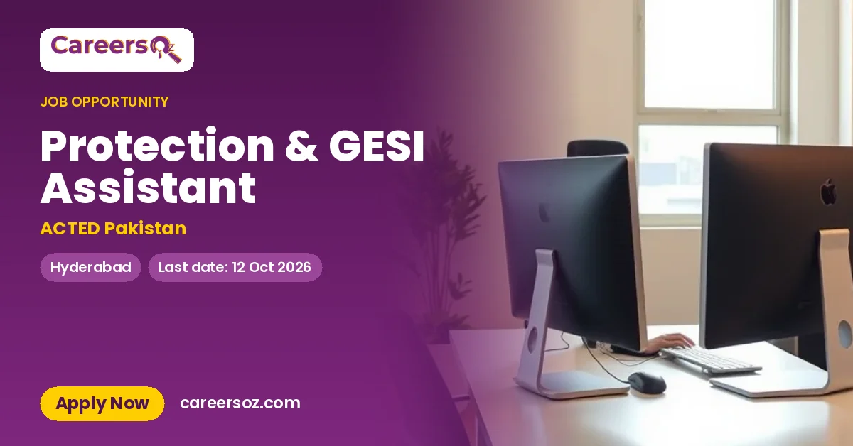 Protection & GESI Assistant – ACTED Pakistan