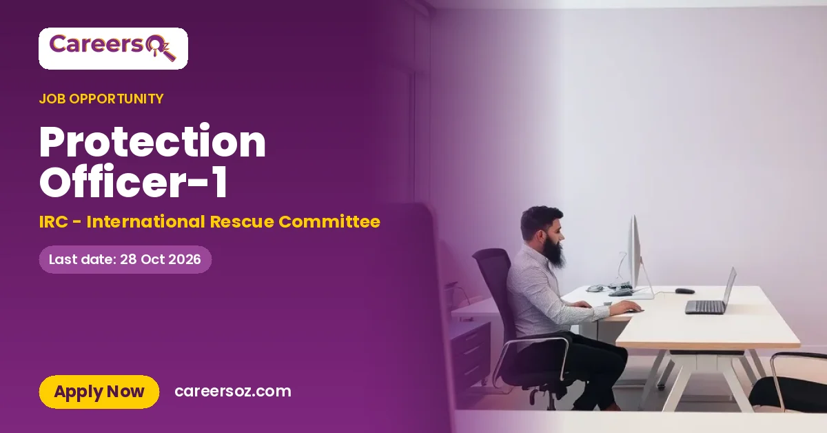 Protection Officer-1 – IRC - International Rescue Committee